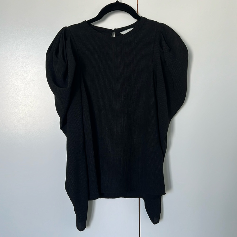 Peasant Top Peep Hole back Blouse